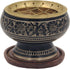 DharmaObjects Decorated Brass Charcoal Incense Burner...