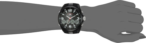 U.S. Polo Assn. Men's US9596 Analog-Digital Display Analog Quartz Black Watch...