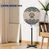 Boho Paw Print Industrial Fan Cover, Waterproof & Dustproof Cover Suitable for 24" High Velocity Movement Heavy Duty Drum Fan, Heavy Duty Outdoor ...