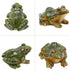 Miniature Frog Figurine, Fish Tank Decoration for Miniature Fairy Garden and Terrarium Statue(4 pcs)...