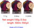 golo Wool Yarn for Hand Weaving 3.5oz Cashmere Multicolor Rainbow Yarn Fancy MQ5-012......