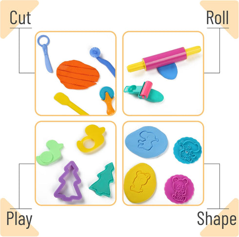 Mr. Pen- Play Dough Tools Kit, 45 Pcs, Playdough Toys, Playdough Sets for Kids, Playdough Accessories, Molds for Play Dough, Playdough Toys for Ki...