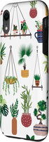 iPhone XR Indoor and Outdoor Plant Illustrations | Boho Nature Art Case...