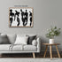 Posterizer 1 pcs-strange shadow figures-Abstract & Modern Art-Fantasy & Fiction Art-Gift for Art Lovers-Living Room Bedroom Decor- UNFRAMED Wall A...