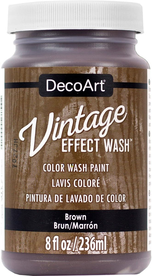 Decoart DCW17-64 Vintage Effect Wash 8oz, Brown...