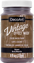 Decoart DCW17-64 Vintage Effect Wash 8oz, Brown...
