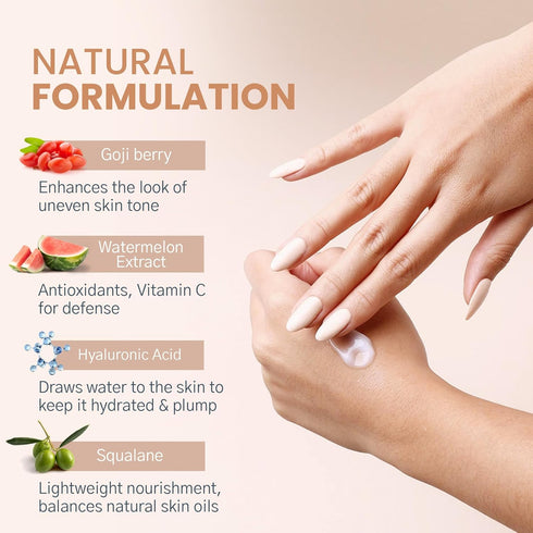 Karuna - All Day Moisturizing Cream, Anti Wrinkle Face Cream Off-Set Dryness & Fine Lines - Hydrating Facial Moisturizer, Antioxidant Watermelon E...