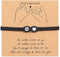 Initial Bracelets for Women Pinky Promise Bracelet Best Friend Bracelet Letter A-Z Bracelets Heart Charm Braided Bracelets Friendship Gifts for Fr...