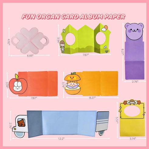 Evgeniya Pop Up Greeting Card Making Kit DIY 3D Greeting Cards Scrapbook Supplies kit Cartoon Making Material Set for Birthday Invitation Album DI...