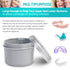 Denture Case with Denture Brush, Waterproof Denture Bath with Portable Denture Brush Holder,Partial Denture Case with Basket denture cups for soak...