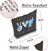 JXGZSO Cartoon Love Gift Hawaiian Bags Party Peace Love Cosmetic Bag With Zipper Movie Inspired Makeup Bag...