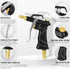 Industrial Air Blow Gun, with Brass Adjustable Air Nozzle and 3 Air Flow Extension, and 6 Sealing Rings, Pneumatic Tools Air Compressor Accessorie...
