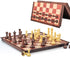10 Inches Enhanced Magnetic Chess Set, Foldable Chess Board, Travel Chess Game of Exquisite Craftsmanship, Suitable for All Ages Chess Set...