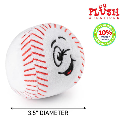 Plush Baby Baseball Rattle | Baby Baseball Toy | Learning Content | Great Gift for Baby and Toddler Girls or Boys | 0-36 Months...