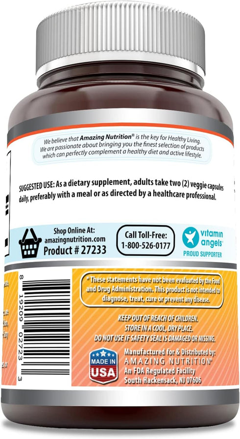 Amazing Formulas Berberine Supplement | 1200 Mg Per Serving | 120 Veggie Capsules Per Serving | Non-GMO | Gluten-Free | Made in USA...