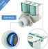 DC62-30312J & DC62-30314K Washer Cold and Hot Side Water Valve Set Replacement for Kenmore Samsung Washer 1810145 DC62-30314H AP4204535 by TOMOON