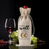 60th Birthday Gifts for Women Men, Cool Gifts for 60 Year Old Woman Grandparents Wine Gift Bag, Wine Accessories Gifts Anniversary 60th Birthday D...