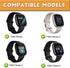 honecumi Compatible with Fitbit Versa 4 Watch Bands for Women Silicone, Bands for Fitbit Versa 3/ Fitbit Sense/Fitbit Sense 2 Smart Watch Replacem...