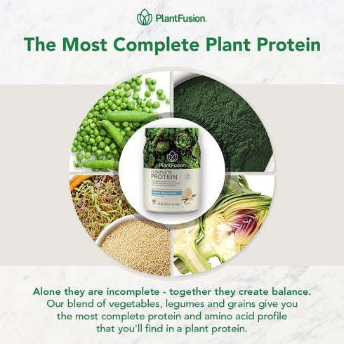 PlantFusion Complete Vegan Protein Powder Sample Packets - Plant Based Protein Powder Packets to-Go with BCAAs and Pea Protein - Keto, Gluten Free...