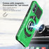 TJS Compatible for Cricket Magic 5G Case, AT&T Propel 5G Case, with Tempered Glass Screen Protector, Metal Ring Magnetic Support Kickstand Heavy D...