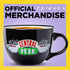 Silver Buffalo FRIENDS Central Perk Black Ceramic Mug Oversized for Coffee, Soup, 24 Ounces...
