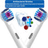 Replacement Toothbrush Heads Compatible with Oral B Braun, 4Pack 3D White Electric Toothbrush Heads Refill...