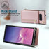 Phone Case for Samsung Galaxy S10e Wallet Cover with Crossbody Strap Leather Card Holder Flip Cases Lanyard Kickstand Credit Slots Magnetic Clasp ...