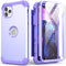 IDweel for iPhone 11 Pro Max Case with Tempered Glass, Hybrid 3 in 1 Shockproof Slim Heavy Duty Protection Hard PC Cover Soft Silicone Bumper Full...