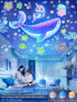 21 Sets of Films + Projector Night Light for Kids, Baby Star Projector for Bedroom, Ceiling, Kids Night Light with 360° Rotation Dimmable for Baby...