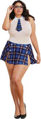 Dreamgirl Women's Sexy Fashion Lingerie, Plus Size Schoolgirl-Themed Dress and Glasses...