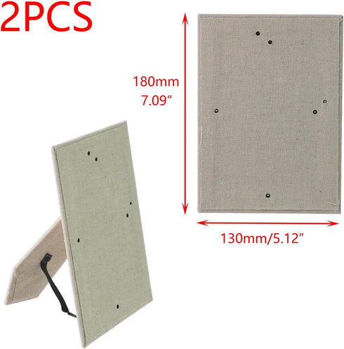 2 PCS Easel Back for Picture Frame Easel Backs Frame Easel Picture Frame Back Stand for Photo/Picture Frames 7.09"×5.12"...