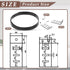 6 Set Drawer Repair Kit Drawer Support Brackets includes Screws for Reinforcing and Repairing Broken Sagging Wood Drawers Furniture Hardware Acces...