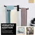 Swivel Hand Towel Holder 3 Bars, Angle Simple 304 Stainless Steel Hand Towel Rack, Folding Bathroom Towel Hanger Wall Mount, Matte Black...