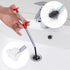 61 Inch Flexible Grabber Claw Pick Up Reacher Tool With 4 Claws Bendable Sink Snake Hair Drain Clog Remove Tool Pickup Reaching Tool for Litter Pi...