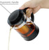 Glass Teapot Tea Kettle with Removable Infuser and Heat Resistance Base for Making and Serving Blooming Tea, Loose Leaf Tea - Capacity is 950ml/32...