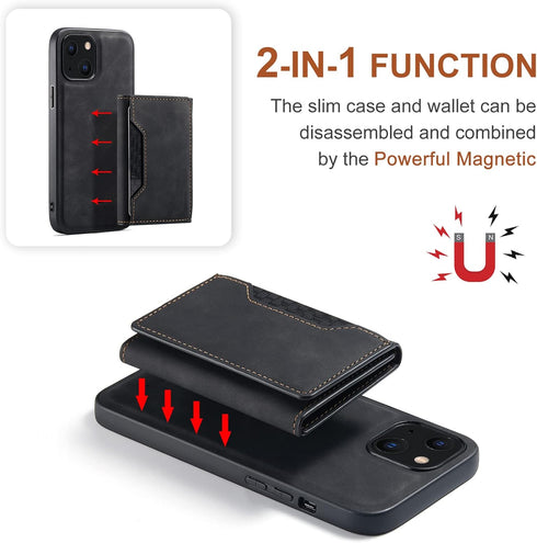 Asuwish Phone Case for iPhone 14 Plus 6.7 inch Wallet Cover with Tempered Glass Screen Protector and Credit Card Holder Stand Leather Cell i-Phone...