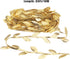 Soleebee Gold Leaves Leaf Ribbon, 11 Yards Vine Leaves Ribbon Trim Perfect Decoration for DIY Craft, Garland, Party, Wedding (Gold)...