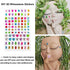 SnugMaker Face Planter Pots Head Planter, Succulent Planters, Face Flower Pot Head Planter for Indoor Outdoor Plants with Drainage Hole Closed Eye...