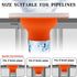 Toilet Flange Repair Kit, Universal Toilet Flange Fits for 4" and 5" or Special 3" Drain Pipe, Toilet Repair and Easy Install, Perfect Seal No Mor...