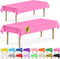 DecorRack 2 Rectangular Tablecloths BPA-Free Plastic, 54 x 108 inch, Dining Table Cloth, Rectangle Table Cover for Parties, Picnic, Camping and Ou...