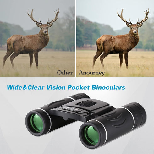8x21 Mini Compact Pocket Binoculars, Lightweight Foldable Easy Focus Small Binoculars for Adults Kids Bird Watching,Opera Concert, Travel, Hiking,...
