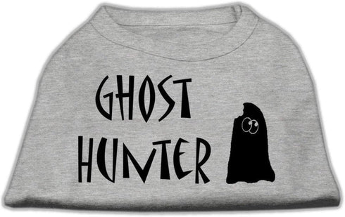 Halloween Pet Dog & Cat Shirt Screen Printed, Ghost Hunter Red 2XL (20-25 lbs.)...