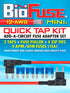 12 AWG Mini APM ATM Quick TAP KIT: 2 Add-A-Circuit Car Fuse Tap Adapters, 4 (15A) Blade Fuses, 4 Zip Ties + Fuse Puller...