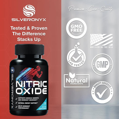 Extra Strength Nitric Oxide Supplement 3X Strength L Arginine, Citrulline Malate, AAKG, Beta Alanine - Premium Muscle Supporting Nitric Booster - ...