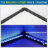 Muzata 8PACK Black LED Channel Corner Connector Kit L-Shape for U1SW U Shape Black LED Channels System, 90 Degree Adaptor, LC08...