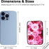 Credit Card Holder, Metal Card Wallet RFID Blocking Mini Slim Aluminum Business Hard Card Case for Women Men (Roses)...