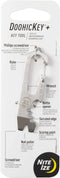 Nite Ize KMTSE-11-R3 DoohicKey Keychain Multi Tool, 1 Count (Pack of 1), Stainless Steel...