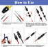 MUYI 42PCS Solar Panel Connector IP67 Waterproof Solar Connectors 1000V 30A Male/Female Plug with 2PCS Spanners (10 Pairs)...