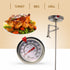 KT THERMO Deep Fry Thermometer with Instant Read,Dial Thermometer,6" Stainless Steel Stem Meat Cooking Thermometer,Best for Turkey,BBQ,Grill...