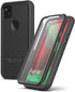 ENCASED Pixel 4a Case with Screen Protector (Rebel Shield) Rugged Full Body Protective Cover with Build-in Screen Guard for Google Pixel 4a - Blac...